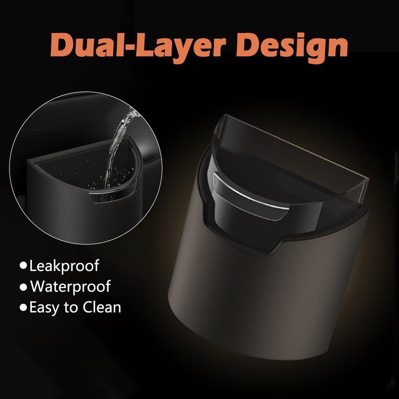 LoopTime Leakproof Car Trash Can,Mini Car Trash Bin for SUV