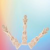 MUXSAM 30x7x1.8cm 1pcs Wood Carving Decal Corner Wood Applique Decorative