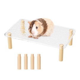 Hamster Cage Stand Platforms,Adjustable Hamster Cage Decor - Small Animal Houses & Habitats for Water Food Feeder Home