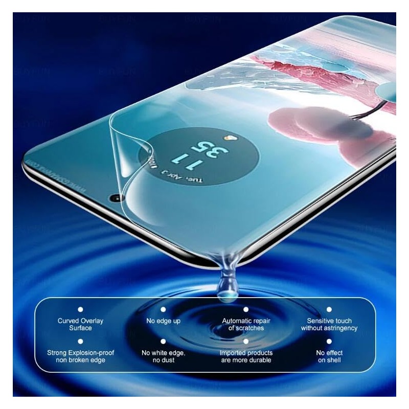 Foebxxs [2 Pack] Hydrogel Flexible Screen Protector for Motorola Moto