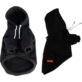 KAREN Sudadera para Perros, Sudadera con Capucha para Mascotas, opa de Invierno de Mascotas Sudaderas con Capucha Calientes Abrigo Suéter para Perros pequeños y medianos, Gatos en Clima frío(Small)
