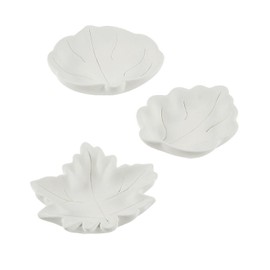 Do It Yourself Ceramic Leaf Shape Mini Bowls - Crafts for Kids and Fun Home Activities