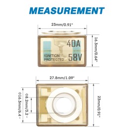 GLOSO Marine Rated Battery Fuse IPBF Ignition Protected (30A)