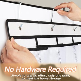 GOMAJI 35 Pockets Over the Door Shoe Organizer