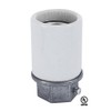 B&P Lamp® High Heat Resistant Porcelain Keyless Medium Socket 1/2IPS