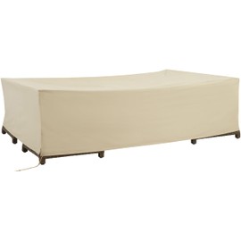 Crosley Furniture Patio Furniture Set Covers, Waterproof Outdoor Cover for Dining, Conversation, Sectional, Tan