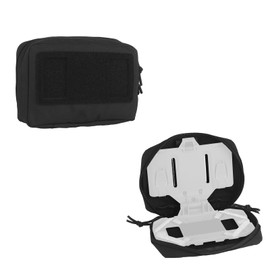 CMAIR4U Tactical Plate Carrier Pouch Vest Attachments, Universal Molle Pouch for Foldable Navigation Phone Holder Board (BK)