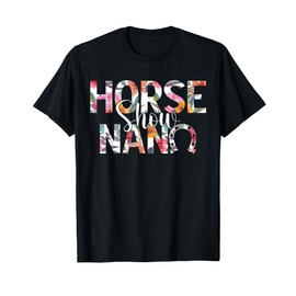 Horse Show Nana Grandma Equestrian Nana T-Shirt