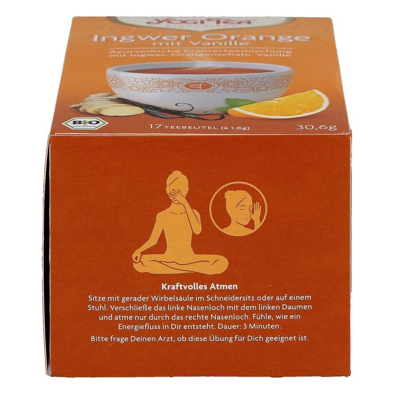 Yogi Tea Ginger Orange + Vanilla Organic Filter Bag