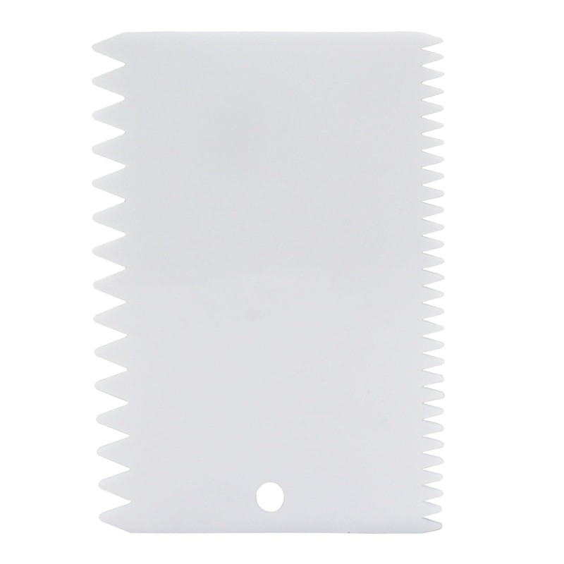 Bonsicoky 2 PCS Plastic Trowel Notched Glue Spreader - 0.4"