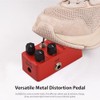 xinyee ZORY Guitar Metal Distortion Effects Pedal TONE/GAIN/VOL/EDGE DC 9V