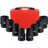 Anbull 1" Drive Jumbo Impact Socket Set, 9 Pieces Universal