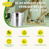 304 Stainless Steel Airtight Canister for Kitchen, Rice Cereal Grain