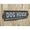 Black Country Metal Works Cast Iron Dog House Sign