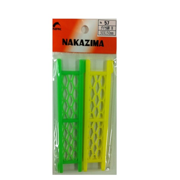 Nakazima No.57 Diamond Thread Frame, M, 2 Packs [Green Yellow]
