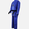 Muspo Taekwondo Uniform TR Blue Demonstration Team Uniform Sizes 7–10 / 태권도복 TR 청색 시범단도복 7호~10호