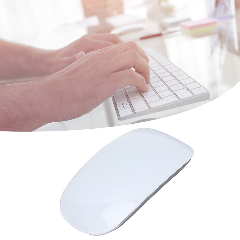 Wireless Mouse Lightweight Ultra Thin 2.4G Mute Button Touch Scrolling