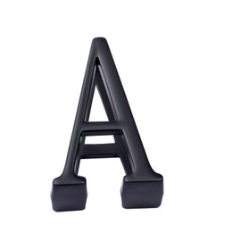 XIYYOUC Black1.5 (38mm-40mm) Belt Loop Keeper Men's Metal Letter A Business Belt Buckle Accessories