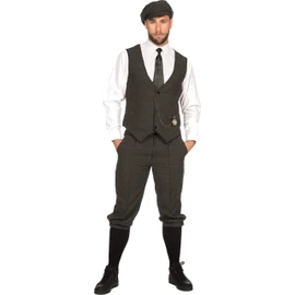 Wilbers & Wilbers 20s Peaky Blinders Suit Costume Knickerbocker 20s, black