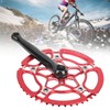 BCD130mm Bike Crankset Crank Arm Aluminium Alloy 47T Single Speed