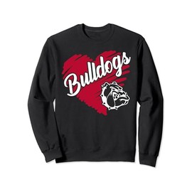 Bulldog Team Mascot School Spirit Go Dawgs For Men Women Kid Sweatshirt