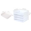 4 Tiers Stackable A4 Paper Trays, Office Desk File Holder,