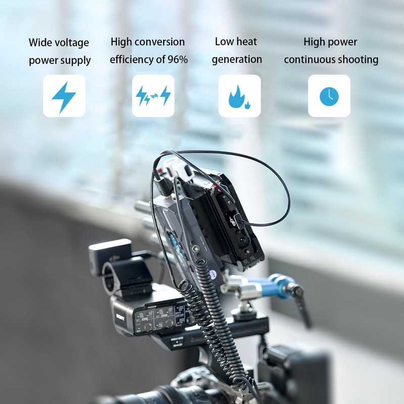 DF DIGITALFOTO NPF3-SE Dual-Side NPF Dummy Battery with Type-C&D-Tap Input