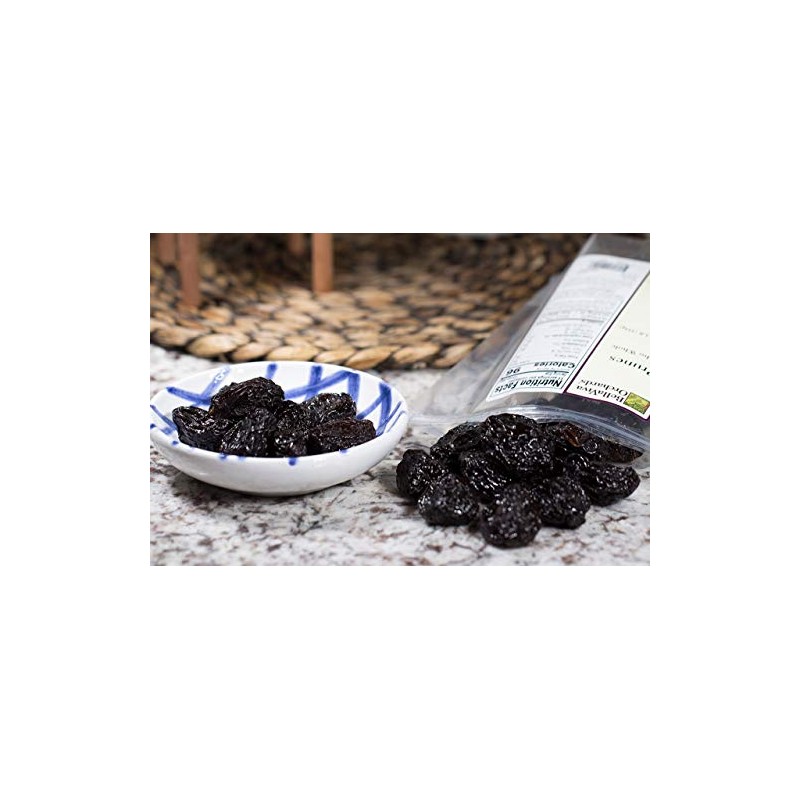 Bella Viva Orchards Dried Whole Prunes, 1 lb of Dried