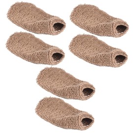 Zerodeko 3sets Body Massage Exfoliating Mitts Shower Gloves Bath Mitten Brown Sturdy Gentle on Skin for Family 2pcs*3