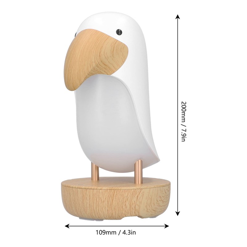 CHICIRIS Cute Cartoon Rhinoceros Table Lamp LED USB Charging Bluetooth