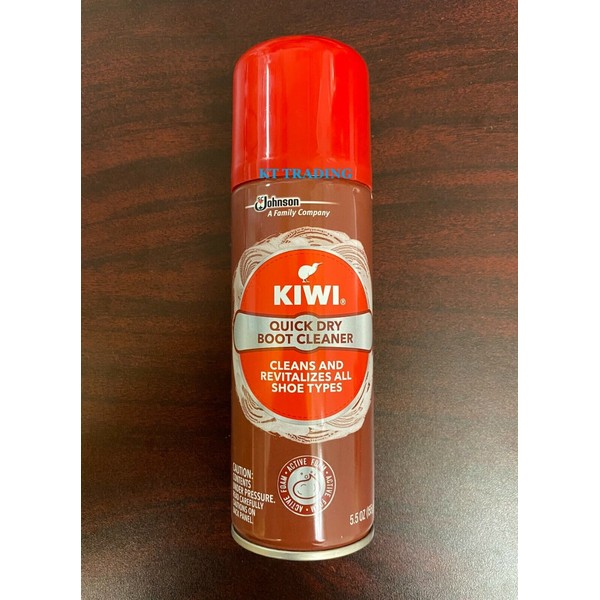 KIWI Quick Dry Boot Shoe Leather Cleaner ~ Revitalize All