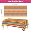 Kochorie 2 Pieces Mexican Party Tablecloth Plastic Cinco De Mayo