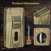 AWOTE Cigar Lighter with Double Jet Flame, Refillable Cigar Torch