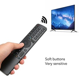 Dilwe Control Remoto de TV Universal para Control Remoto de Voz de Reemplazo de TV Portátil para MI P1 L32M6 L43M6 L55M6 6AEU 4K OLED LCD TV