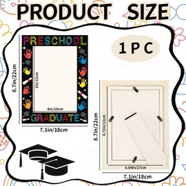Denylo pro Preschool Graduation Picture Frame Congratulation Graduation Picture Frame Kindergarten Preschool Graduations Gifts for Prek Students Classmates Daughter Son