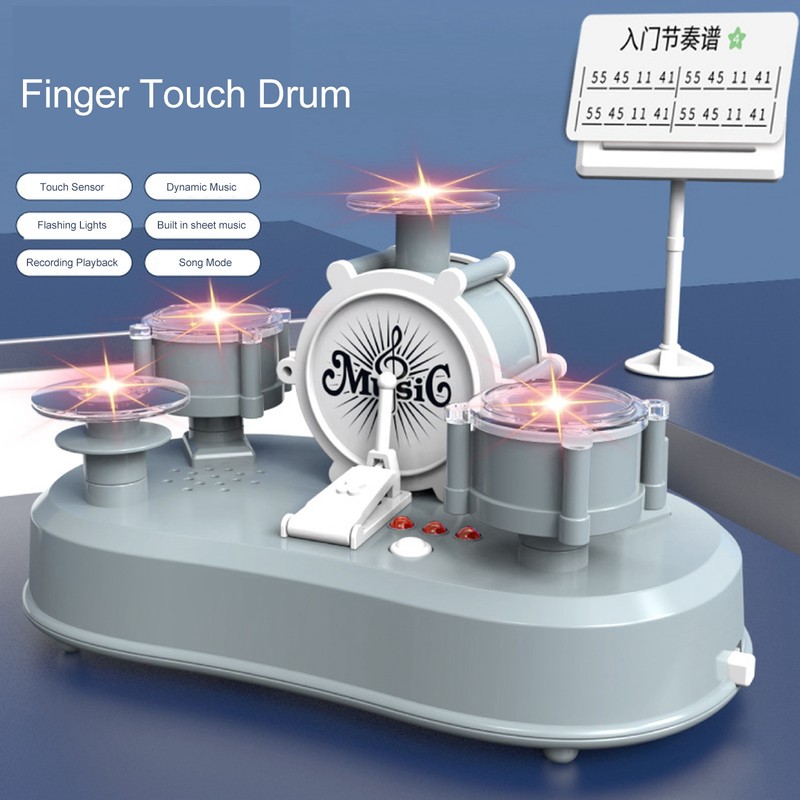 Finger Touch Drum Early Educational Simulation Electronic Tiny Desktop Finger
