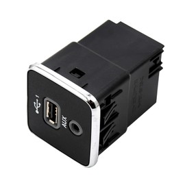 UOIENRT Compass USB AUX Charging Port Socket AUX/USB, Replacement for Jeep Cherokee 2017-2021 Dodge Mopar, 53224228 5XG28DX9AD 53223309 60927870 5XG28DX8AA 5XG28DX9AA 5XG28DX9AB 5XG28DX9AC