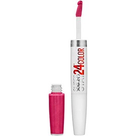 Maybelline New York SuperStay 24 2-Step Liquid Lipstick Makeup, 24/7 Fuschia, 1 kit
