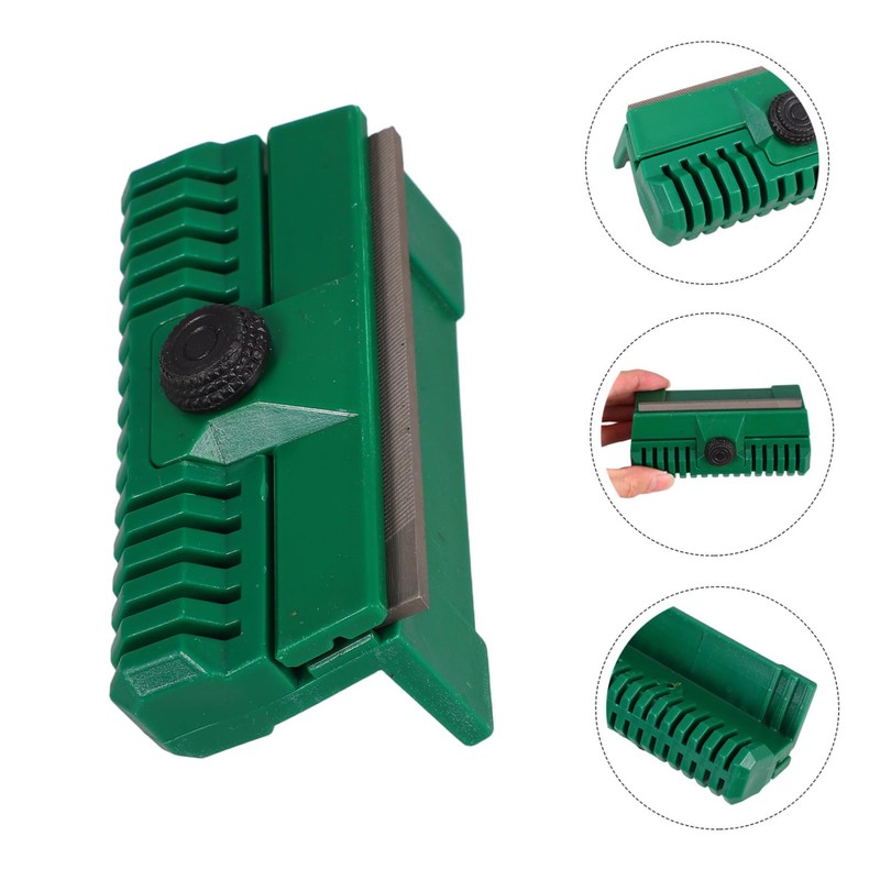 Kisangel Chainsaw Guide Bar File Repair Sharpening Guide Tool Dresser