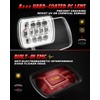 LX-LIGHT 105W 1000% Bright Chorme H6054 5x7 7x6 Led Headlights