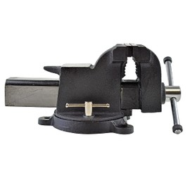 Yost Vises 904-AS All Steel Combination Vise | 4 Inch Jaw Width Pipe and Bench Vise |Secure Grip with Swivel Base | Made of Structural Cast Steel | Black