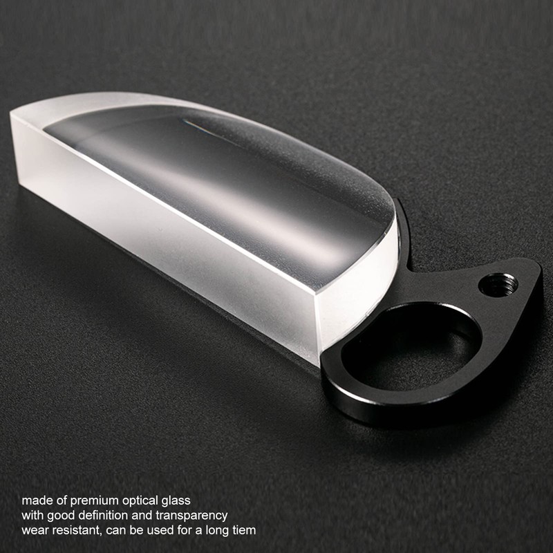 80 mm Camera Lens Prism, Crescent Moon Optical Glass Prism