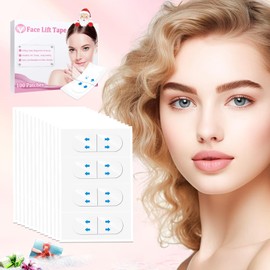 Face Tape Lifting Invisible, Face Lift Tape 100Pcs, Neck Facelift Strips Invisible Use Before Makeup, V-shaped Lifter Face-lift Sticker for Lifting Sagging Skin Instant Face Tape for Loose Skin