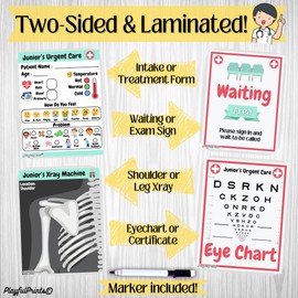 PlayfulPrints Doctor Kit For Kids, Kids Doctor Playset, Doctor Toys, Play Doctor Set For Kids, Toy Doctor Kit, Kids Dr Kit, Doctor Toy, Dr Toys, Kids Dr Set, Medical Kit For Kids and Toddlers