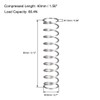 sourcing map Pack of 5 Compression Spring 304 Stainless Steel