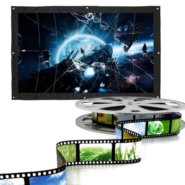 16:9 x Video Projector for Home and Office Screen for