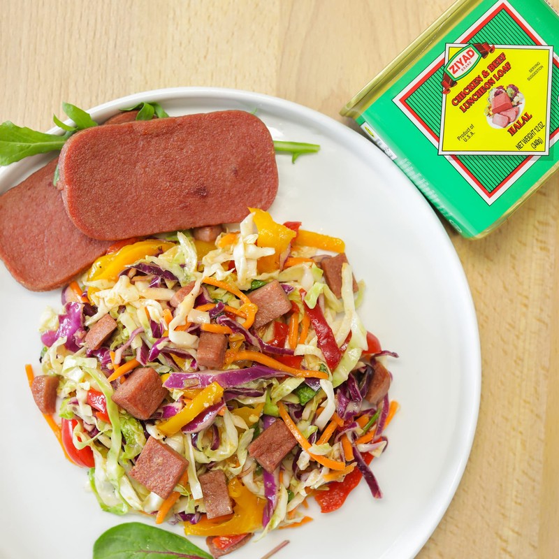 Ziyad Brand Premium Chicken & Beef Luncheon Meat, Halal, Ready