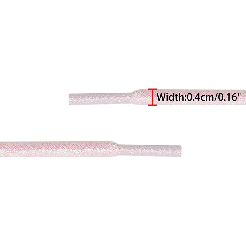 Allegra K Laces, Round Laces, Laces, Sparkling, Sparkling, Sneakers, Shoelaces,