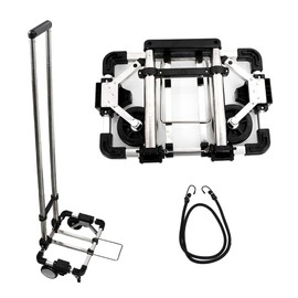 CNQLIS Folding Hand Truck,Portable Carrying Cart, Compact, Mini Lightweight for Travel/Auto/Moving/Office Use,12in.Hx9in.W Fits Most Backpacks- 55lbs Lightweight Hand Truck