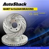 AutoShack Set of 4 Front and Rear Drilled and Slotted